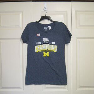 NWT Blue 84 Michigan tee sz L